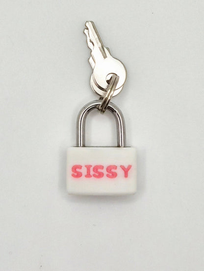 Small Lock & Cover – Custom Kink Collar Lock, Keyed Alike Options, Glow & Pride Styles