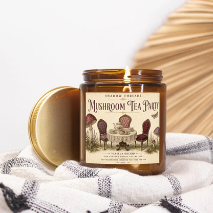 Mushroom Tea Party Candle 9oz