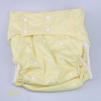Adult Snap-Button Adjustable Diaper (Colors)