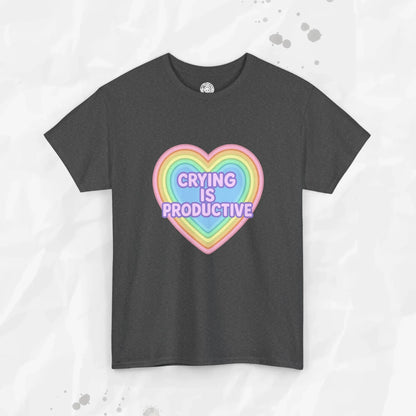 Crying Is Productive T-Shirt (Colors) - Puppy's Aesthetics