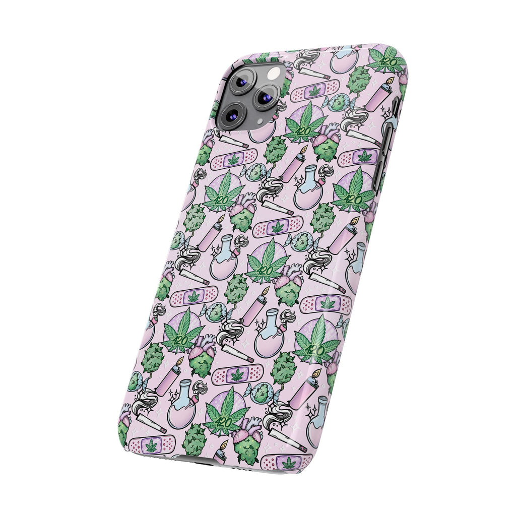 Cute Cannabis iPhone Slim Case