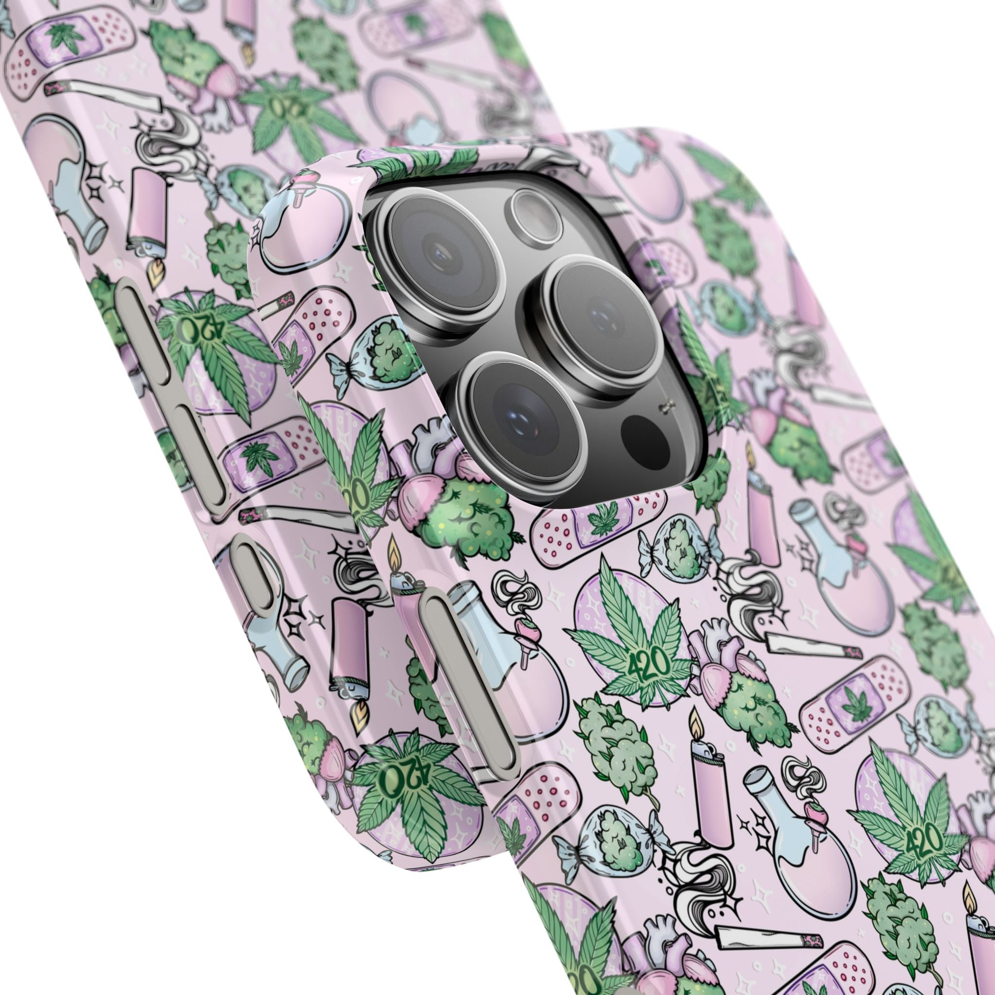 Cute Cannabis iPhone Slim Case