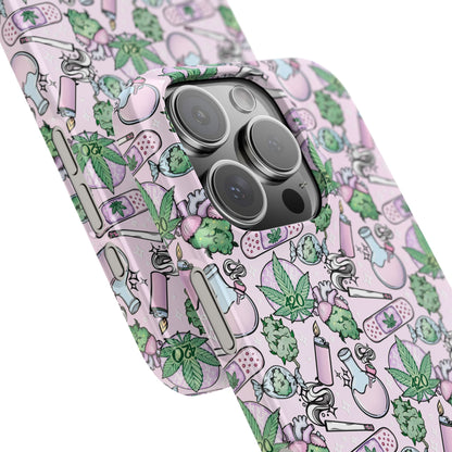 Cute Cannabis iPhone Slim Case