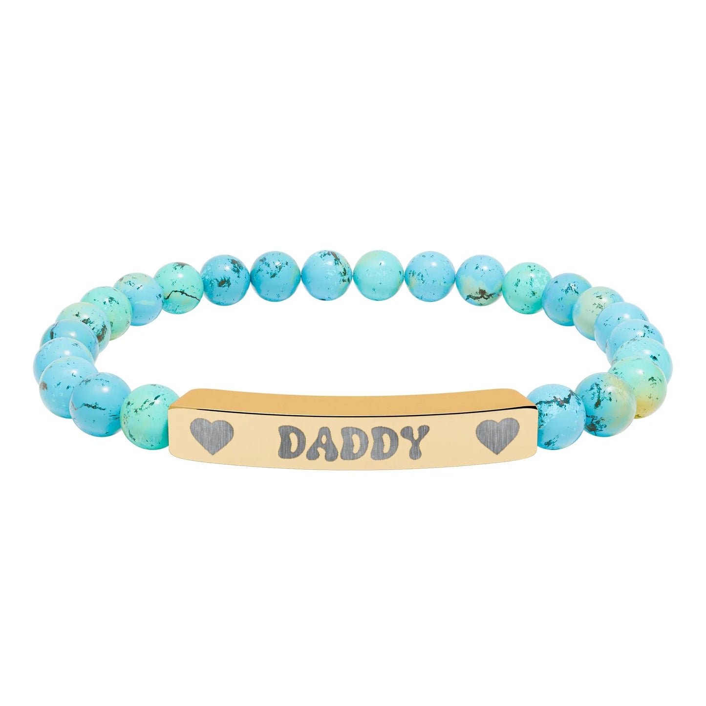 Daddy Natural Stone Bracelet (Colors) - Puppy's Aesthetics
