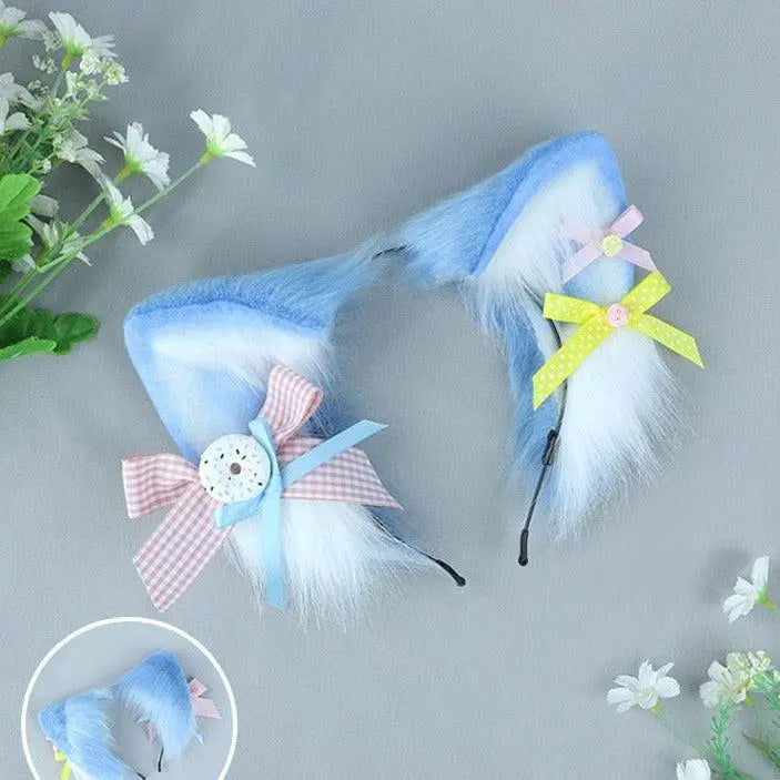 Plush Lolita Cat Ear Headband 2