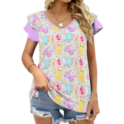 Rainbow Moobaby Ruffle Play Tee