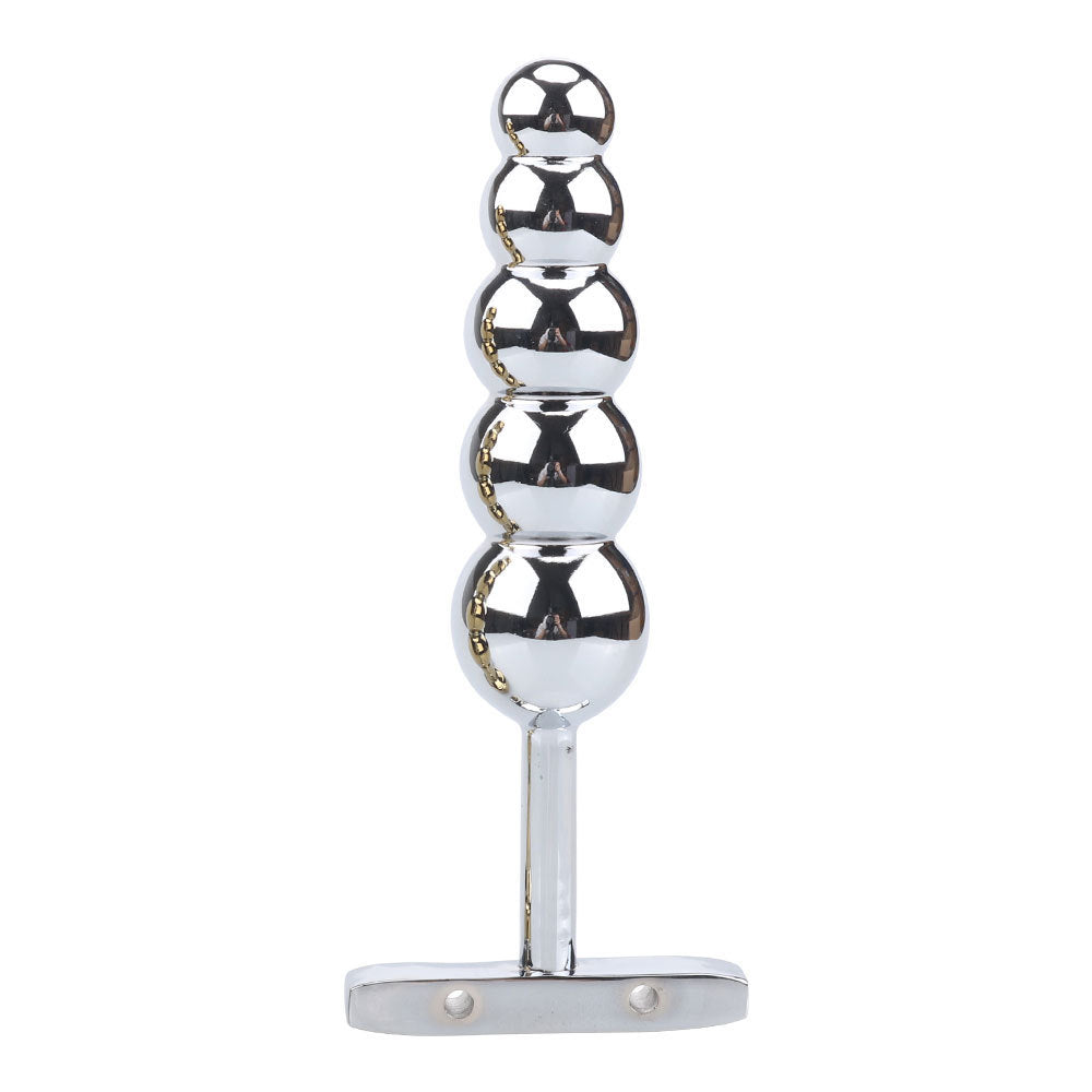 Luxe Glide Anal Bead Plug – Smooth Metal Pleasure Toy