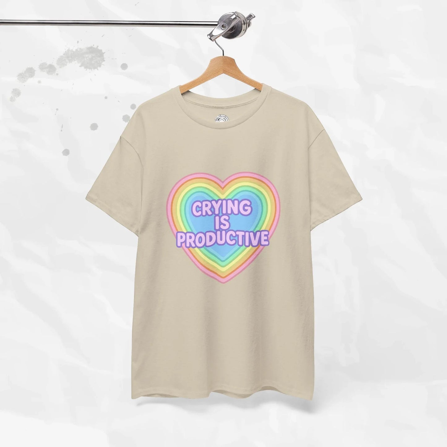 Crying Is Productive T-Shirt (Colors) - Puppy's Aesthetics