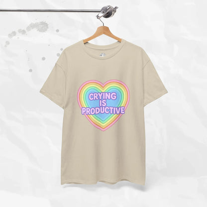 Crying Is Productive T-Shirt (Colors) - Puppy's Aesthetics