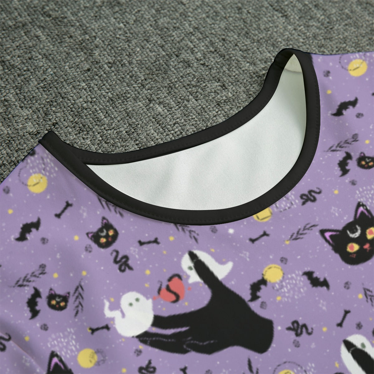 Midnight Familiar Short Sleeve CuddleSuit