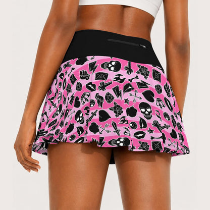 Pretty in Punk Pleated Skort