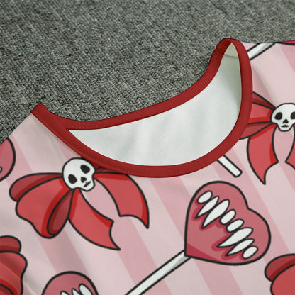 Sweet & Sinful Short Sleeve CuddleSuit