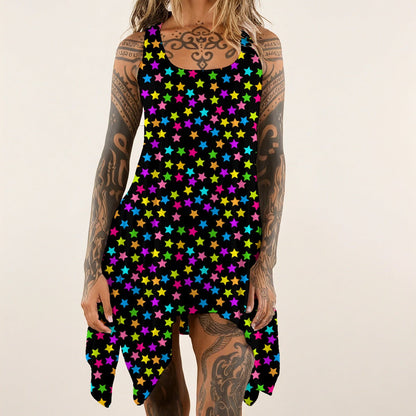 Starfall Chaos Sleeveless Tank Dress