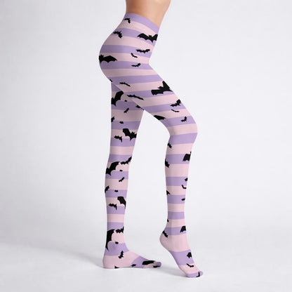 Pastel Bat Parade Tights