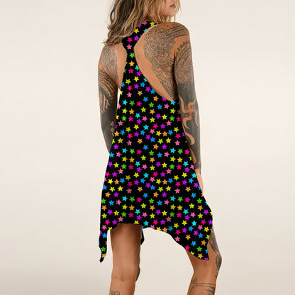 Starfall Chaos Sleeveless Tank Dress