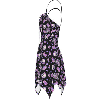 Bones & Roses Pastel Flutter Dress