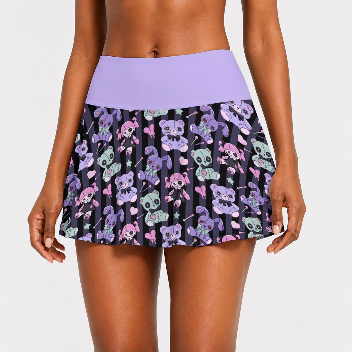 Misfit Plushies Pleated Skort