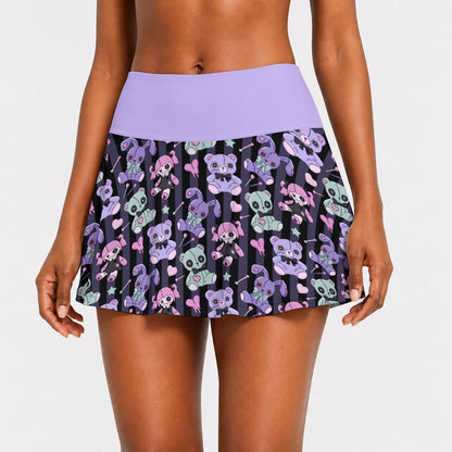 Misfit Plushies Pleated Skort