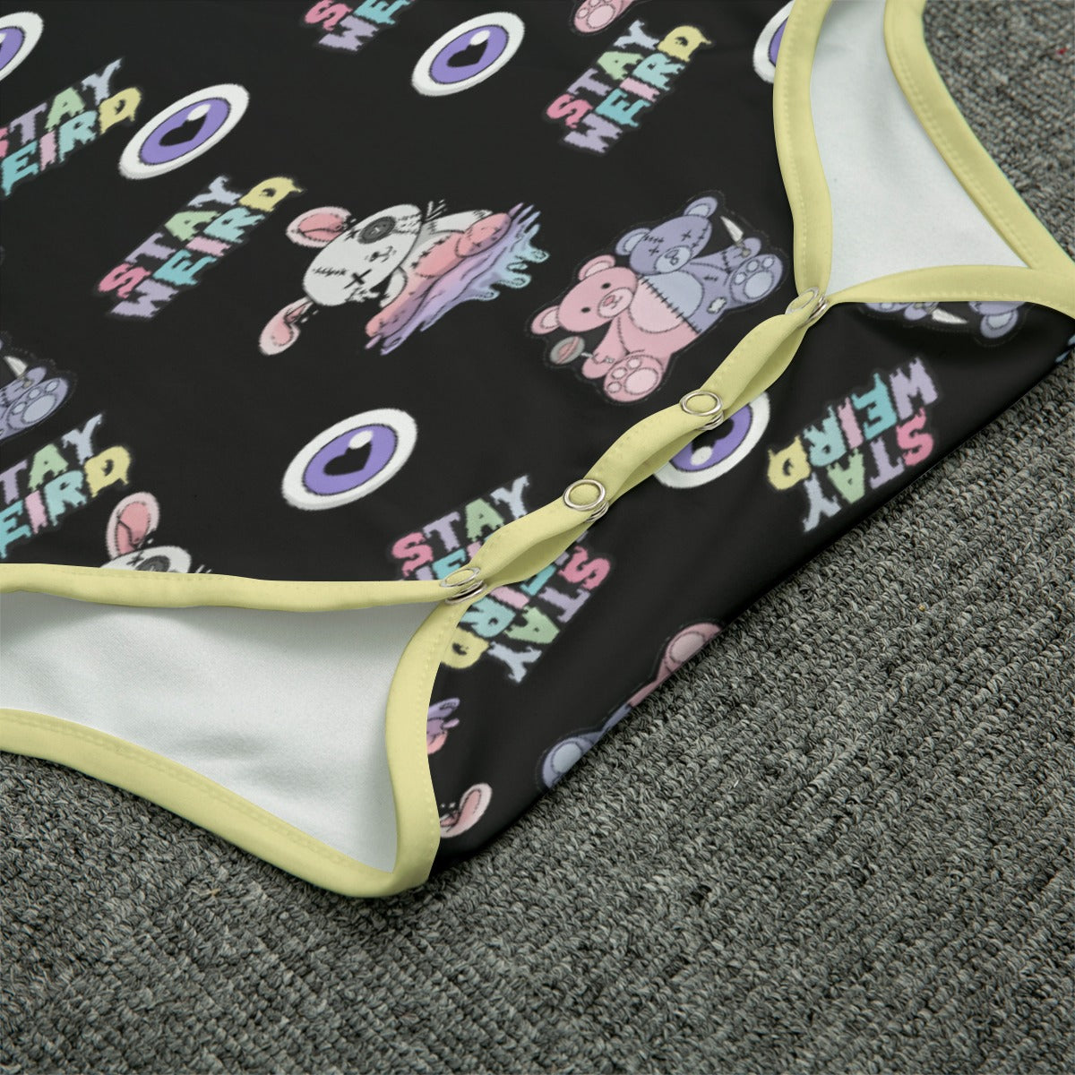 Stay Weird Plushies Short Sleeve CuddleSuit