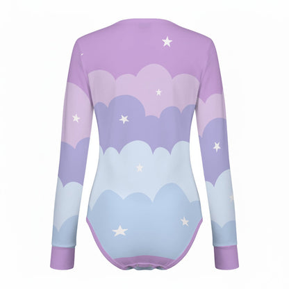 Bite Me Bat Heart Long Sleeve CuddleSuit
