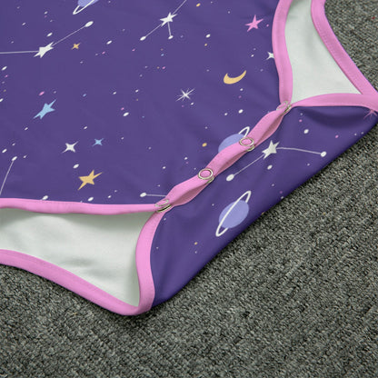 Starry Night Short Sleeve CuddleSuit