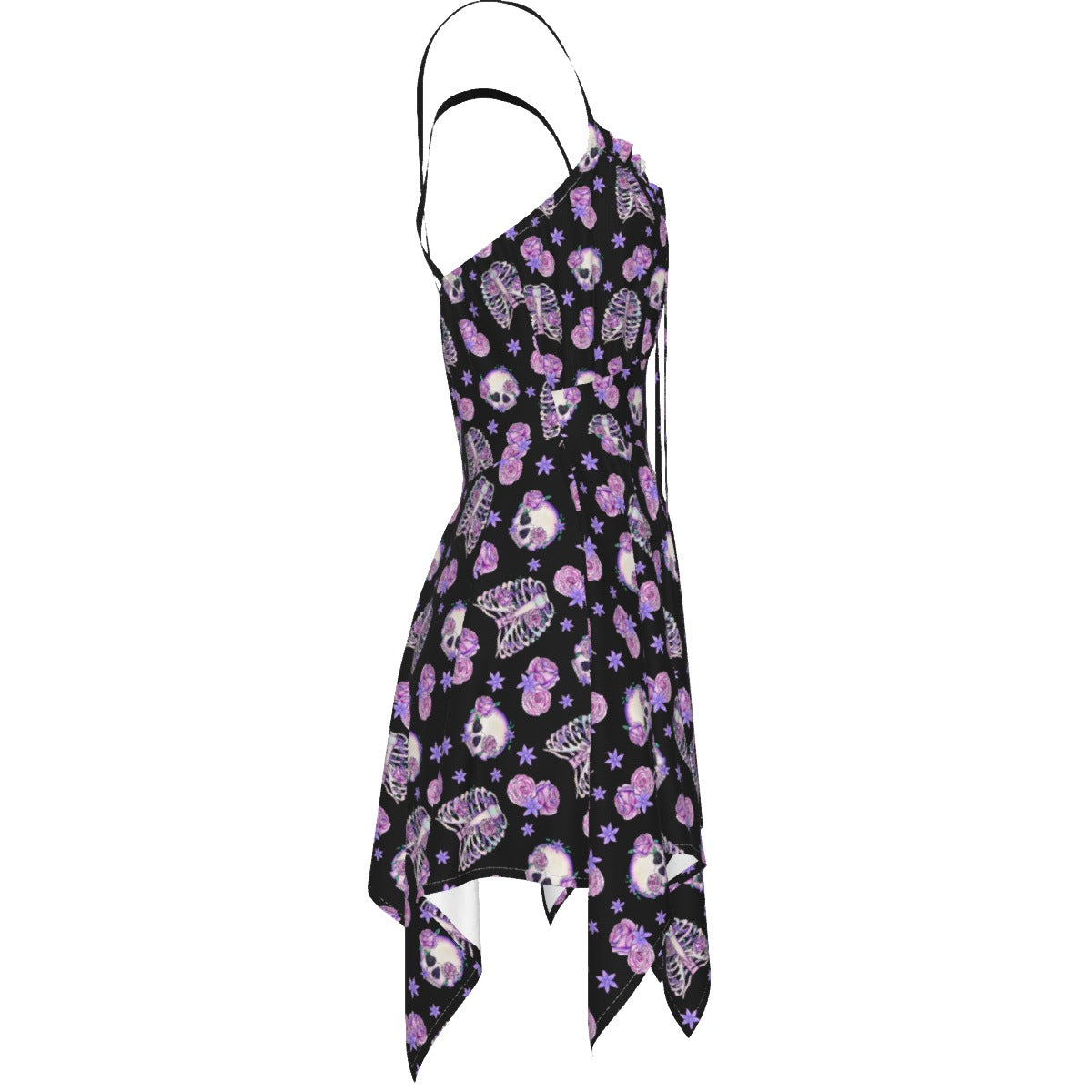 Bones & Roses Pastel Flutter Dress