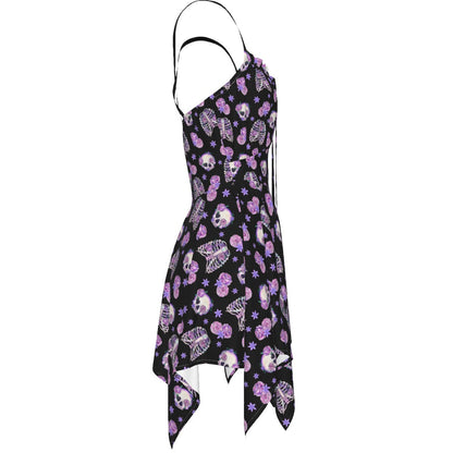 Bones & Roses Pastel Flutter Dress