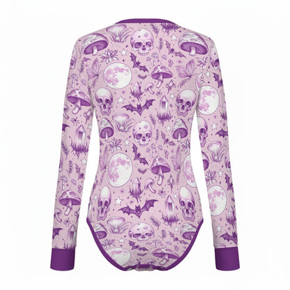 Moonspell Garden Long Sleeve CuddleSuit
