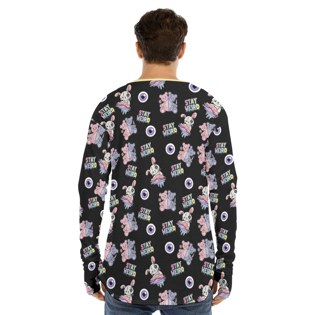 Stay Weird Plushies Fingerless Long Sleeve Tee