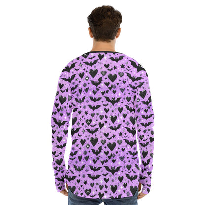 Batty Hearts Fingerless Long Sleeve Tee