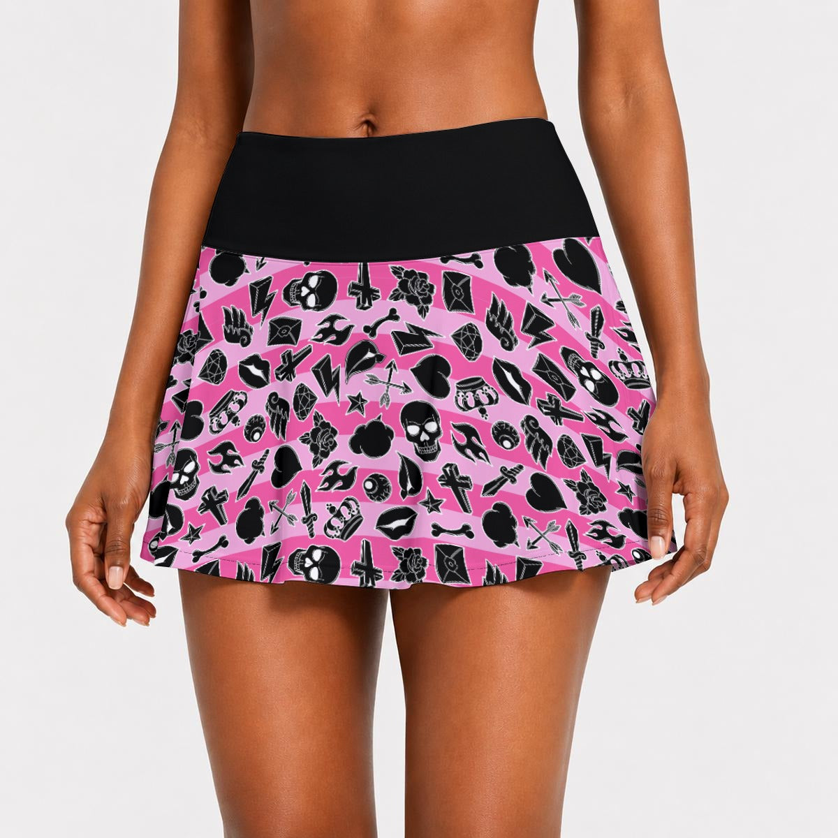 Pretty in Punk Pleated Skort