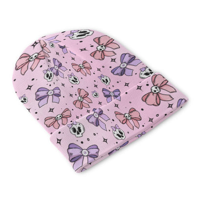 Bows & Bones Knit Beanie