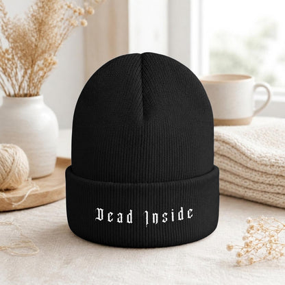 Dead Inside Embroidered Beanie