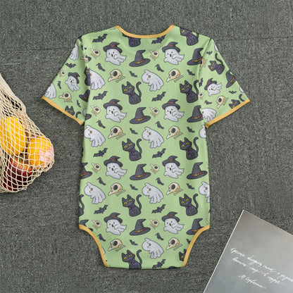 Spooky Paws Short Sleeve CuddleSuit