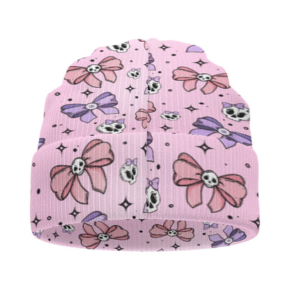 Bows & Bones Knit Beanie