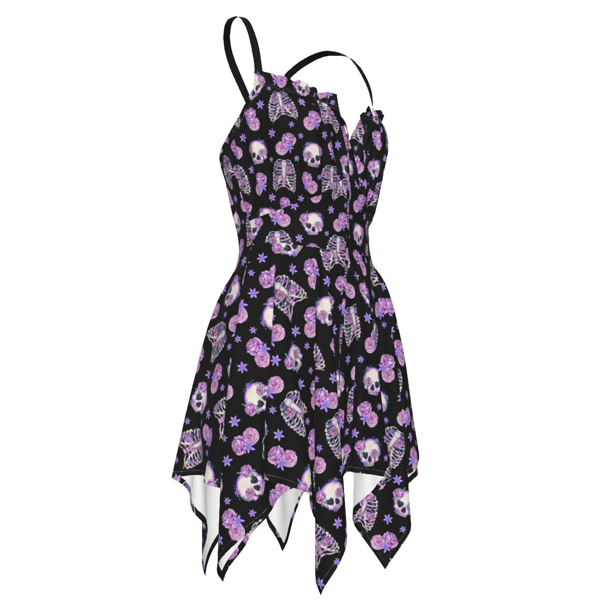 Bones & Roses Pastel Flutter Dress