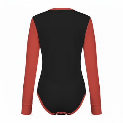 Roses Ribcage Long Sleeve CuddleSuit