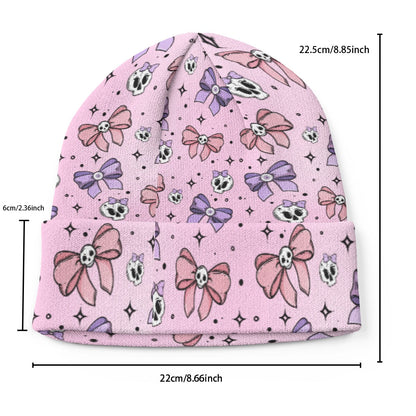Bows & Bones Knit Beanie
