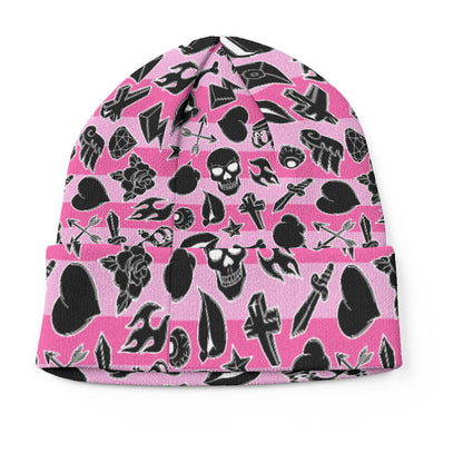 Pretty in Punk Knit Beanie