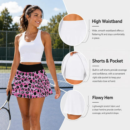 Pretty in Punk Pleated Skort