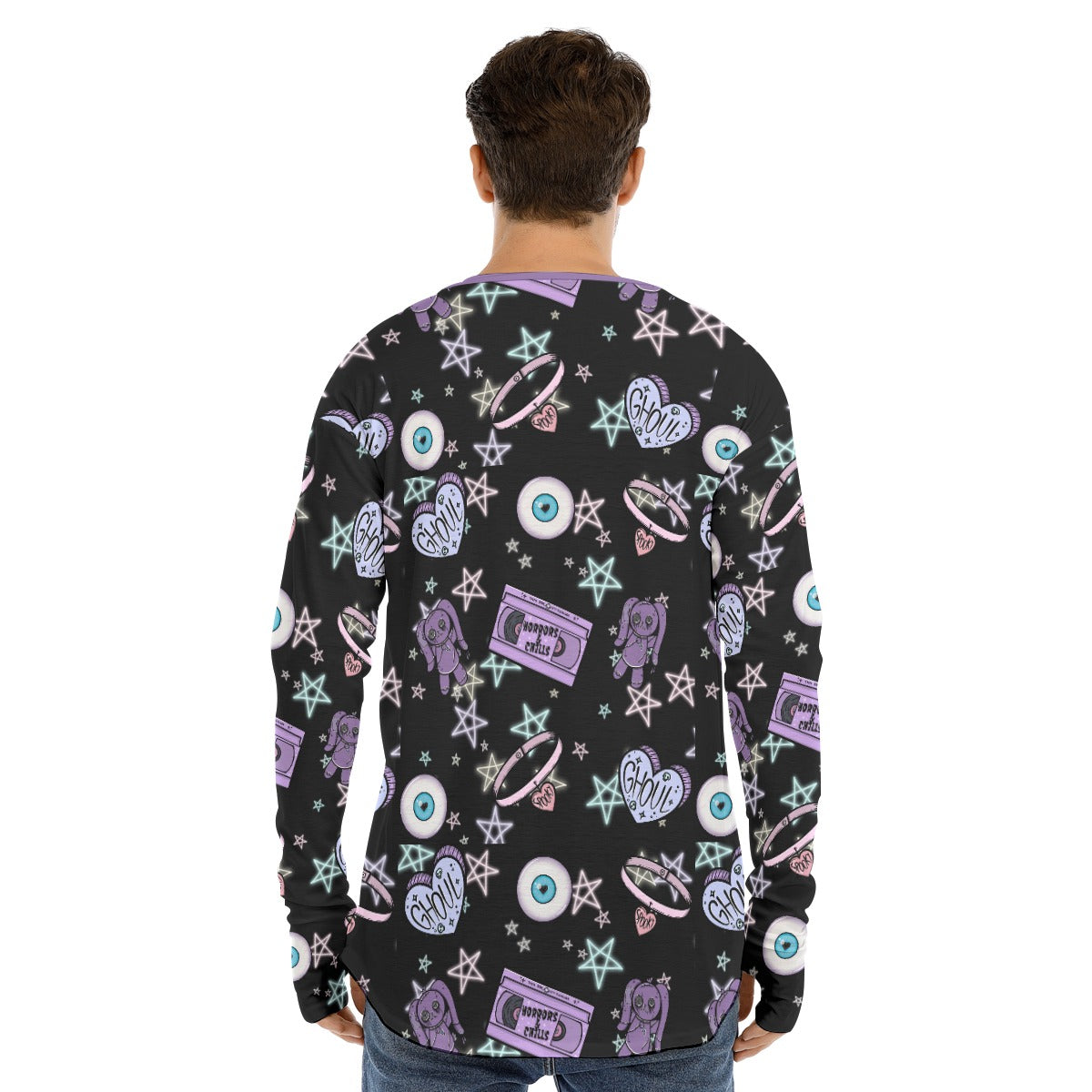 Ghoul Club Fingerless Long Sleeve Tee