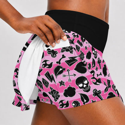 Pretty in Punk Pleated Skort
