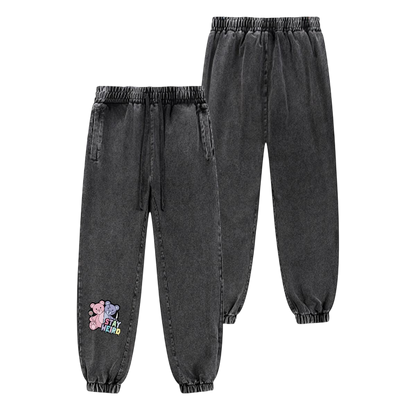 Stay Weird Vintage Wash Joggers