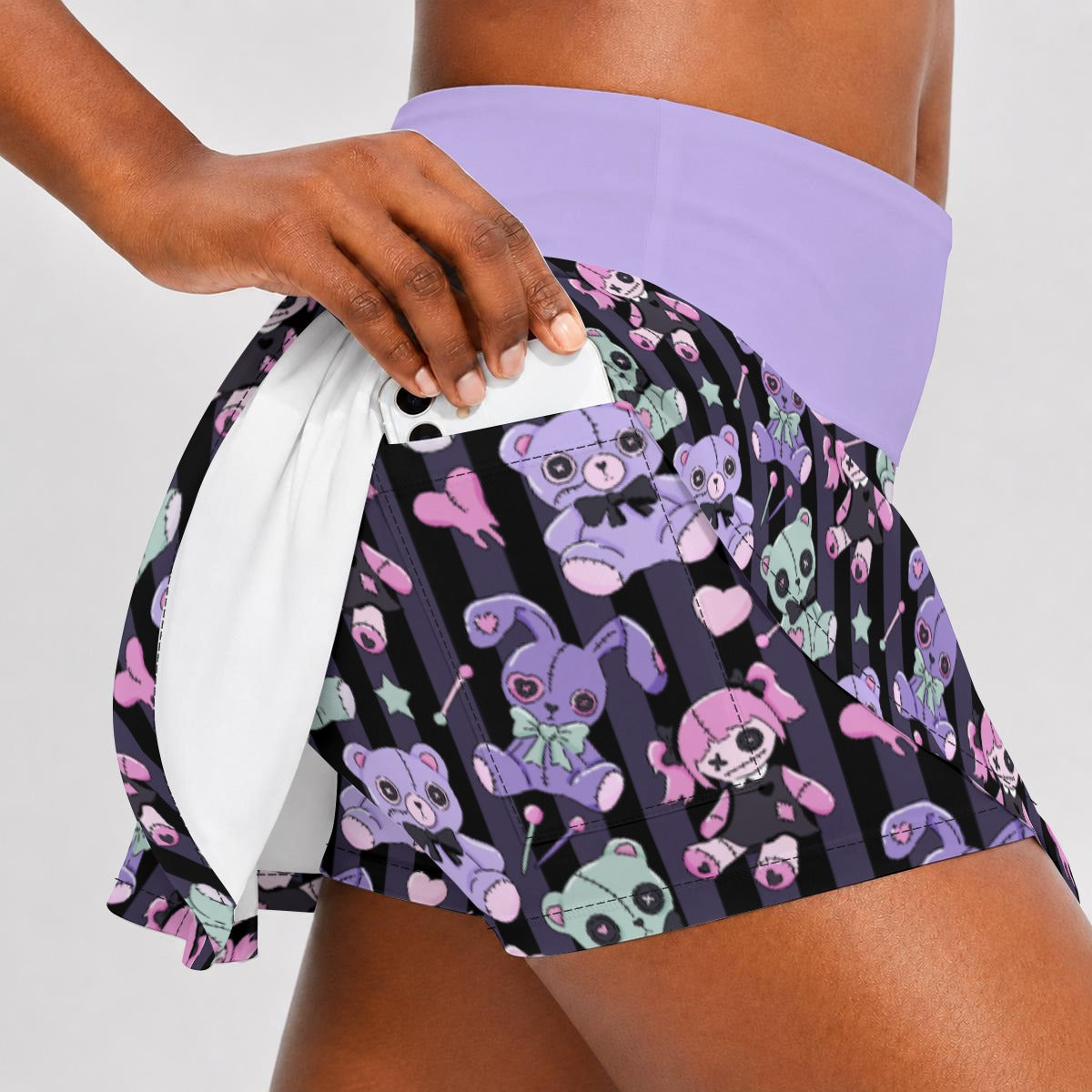 Misfit Plushies Pleated Skort