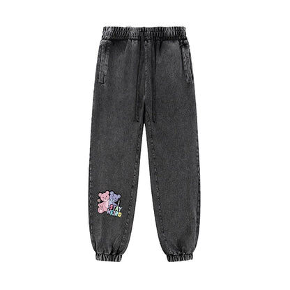 Stay Weird Vintage Wash Joggers