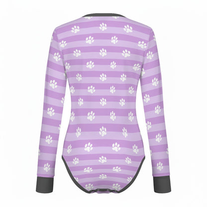 Midnight Kitten Club Long Sleeve CuddleSuit