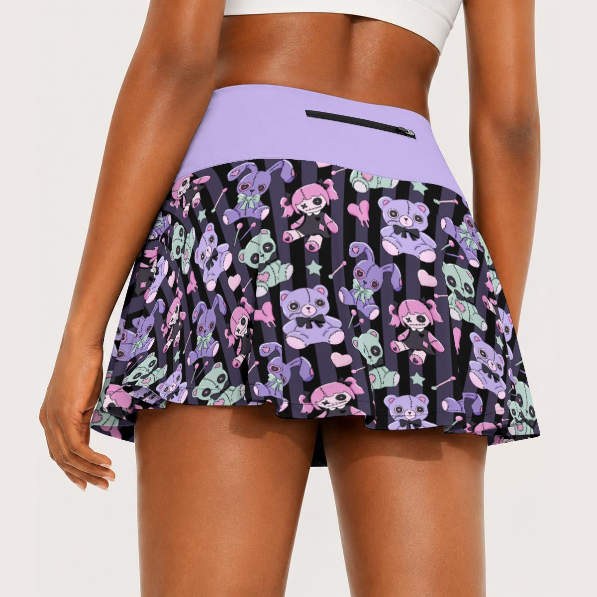 Misfit Plushies Pleated Skort