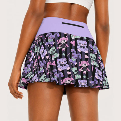 Misfit Plushies Pleated Skort
