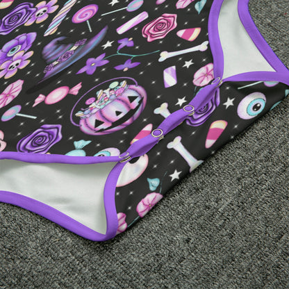 Witchy Treats Short Sleeve CuddleSuit