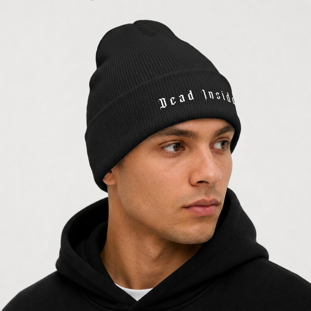 Dead Inside Embroidered Beanie